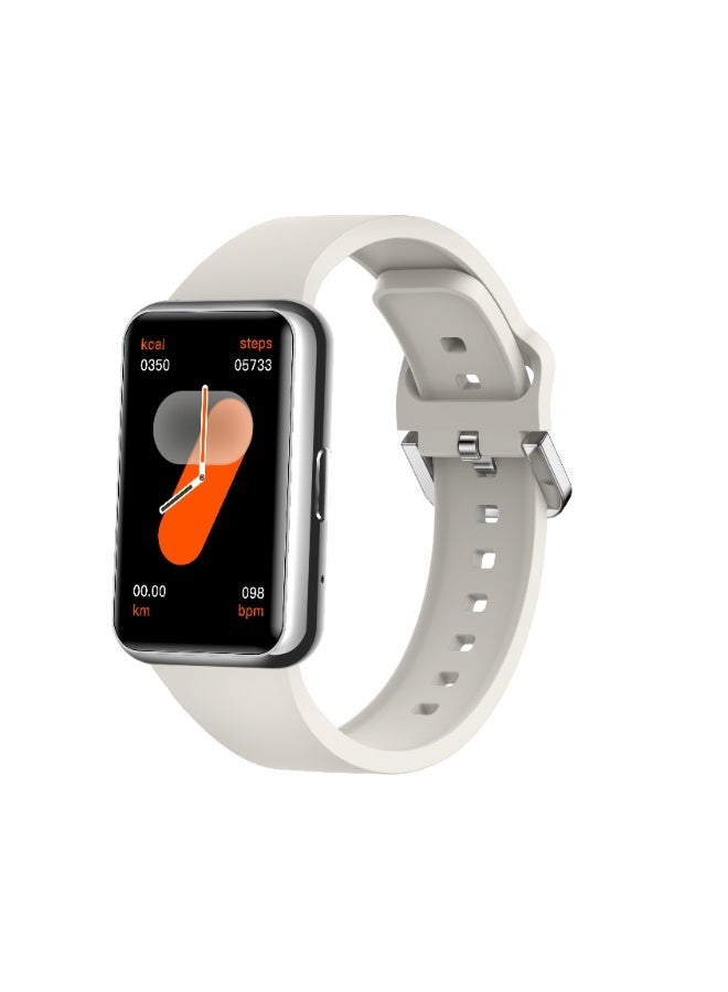 Trytoo Unisex Silver Smart Watch with Bluetooth Calling, 1.57” Full Touch Screen, Health & Fitness Tracker, iOS & Android Compatible - Image 2